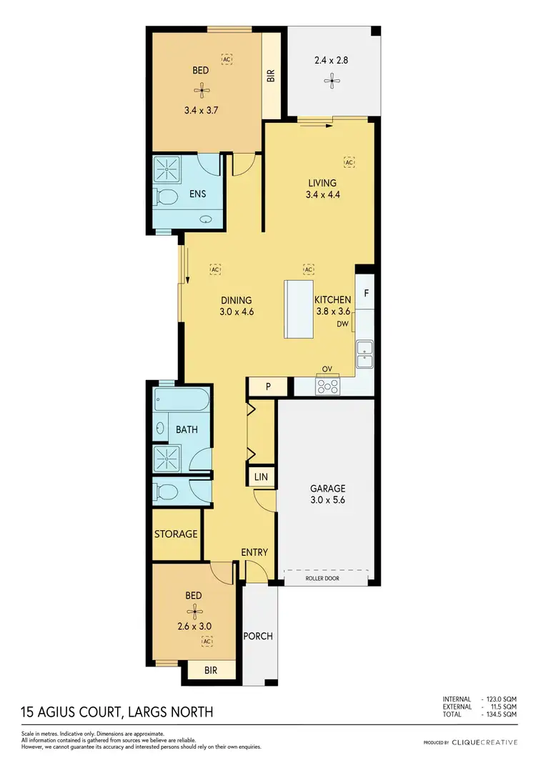 Floorplan of Homely house listing, 15 Agius Court, Largs North SA 5016