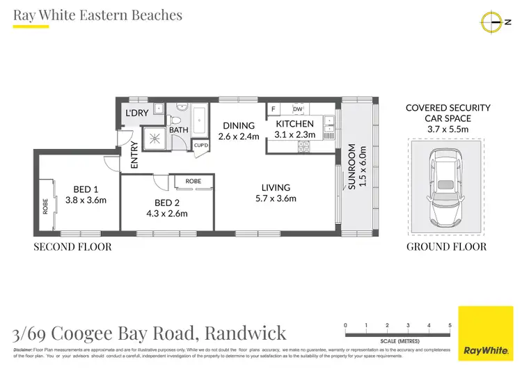 Floorplan of Homely apartment listing, 3/69 Coogee Bay Road, Randwick NSW 2031