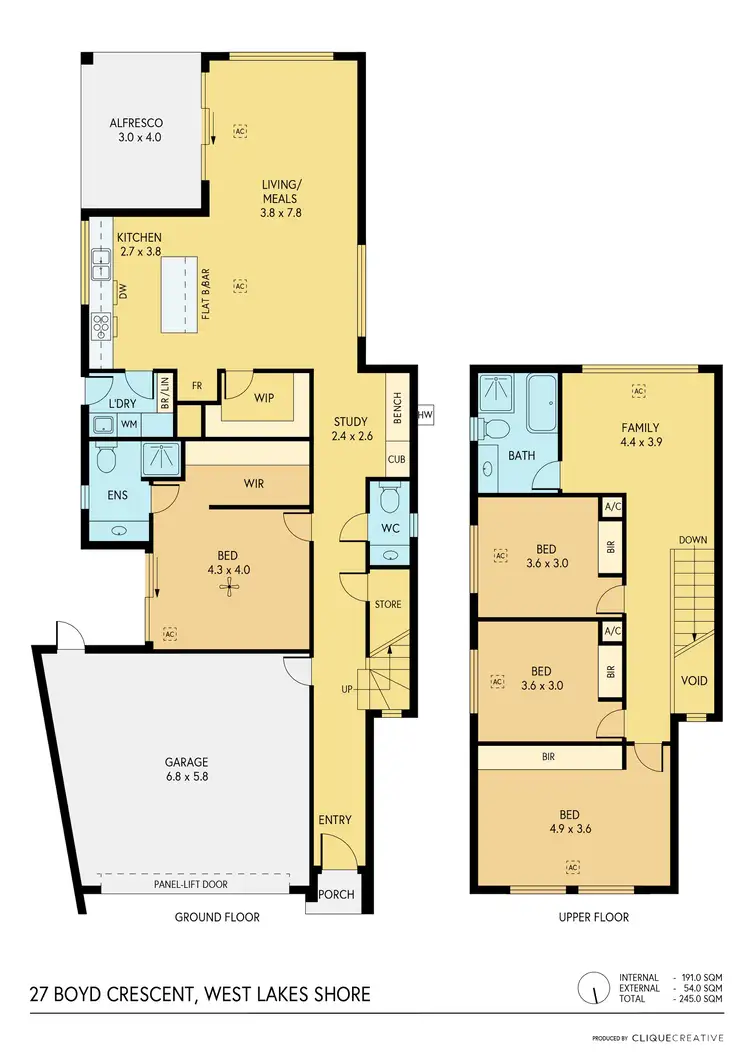 Floorplan of Homely house listing, 27 Boyd Crescent, West Lakes Shore SA 5020