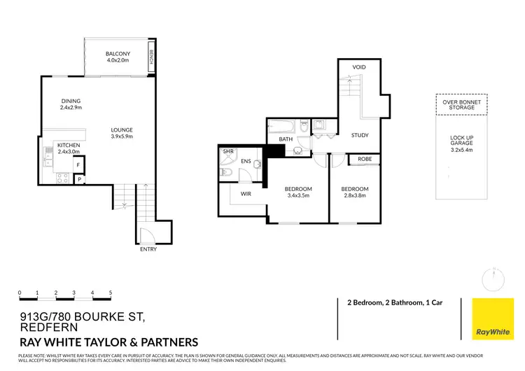 Floorplan of Homely apartment listing, G913/780 Bourke Street, Redfern NSW 2016