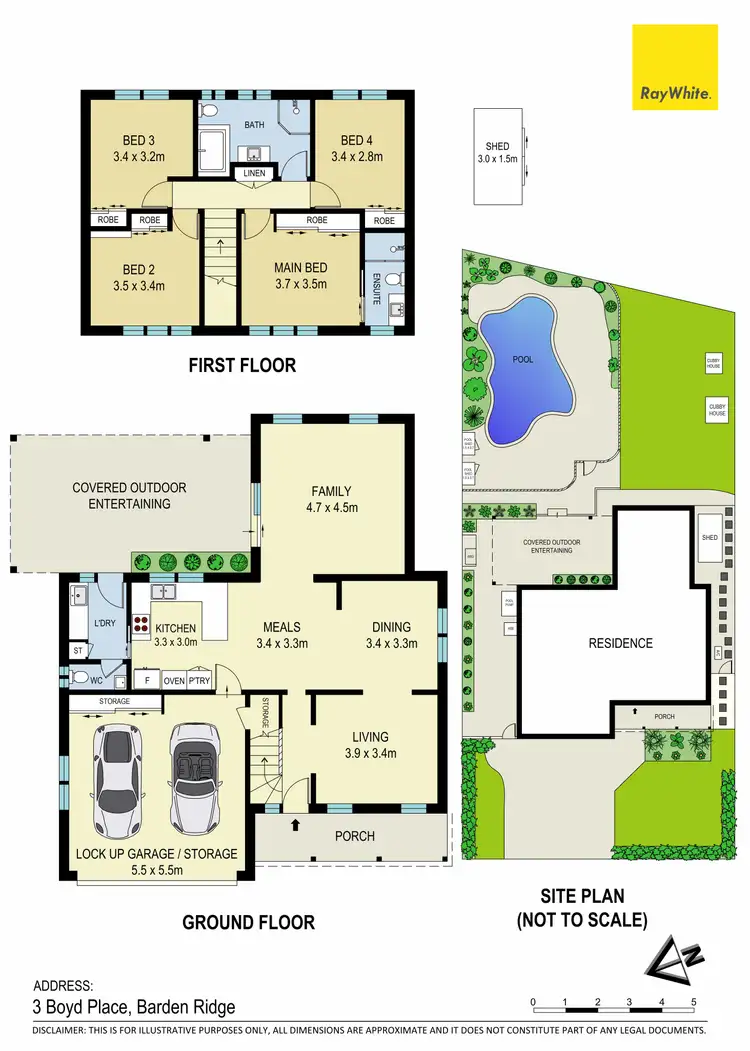 Floorplan of Homely house listing, 3 Boyd Place, Barden Ridge NSW 2234