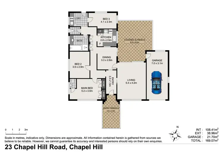 Floorplan of Homely house listing, 23 Chapel Hill Road, Chapel Hill QLD 4069