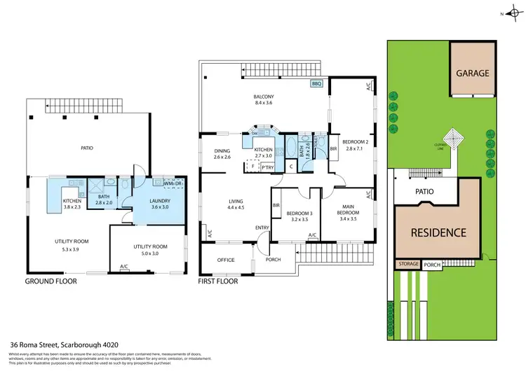 Floorplan of Homely house listing, 36 Roma Street, Scarborough QLD 4020