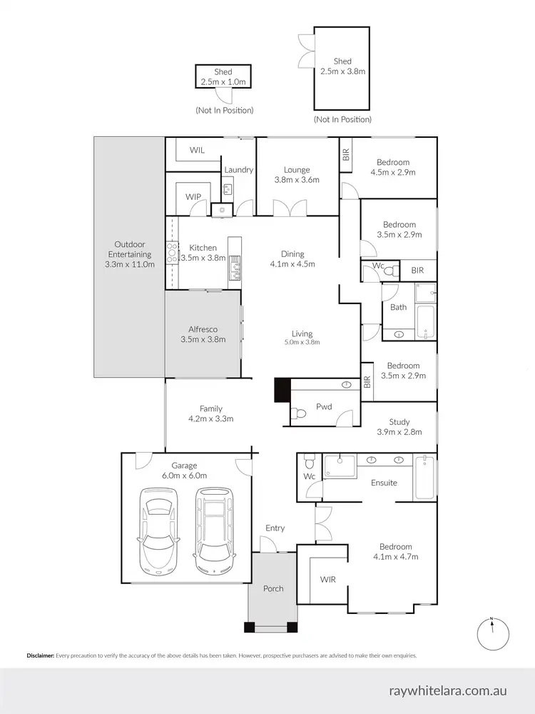 Floorplan of Homely house listing, 10 Barnong Way, Lara VIC 3212