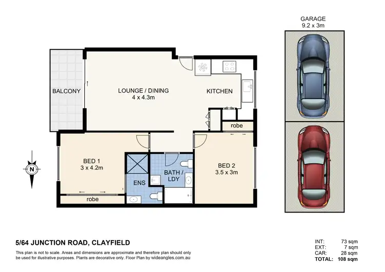 Floorplan of Homely apartment listing, 5/64 Junction Road, Clayfield QLD 4011