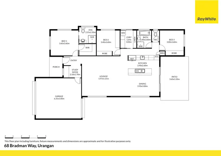 Floorplan of Homely house listing, 68 Bradman Way, Urangan QLD 4655