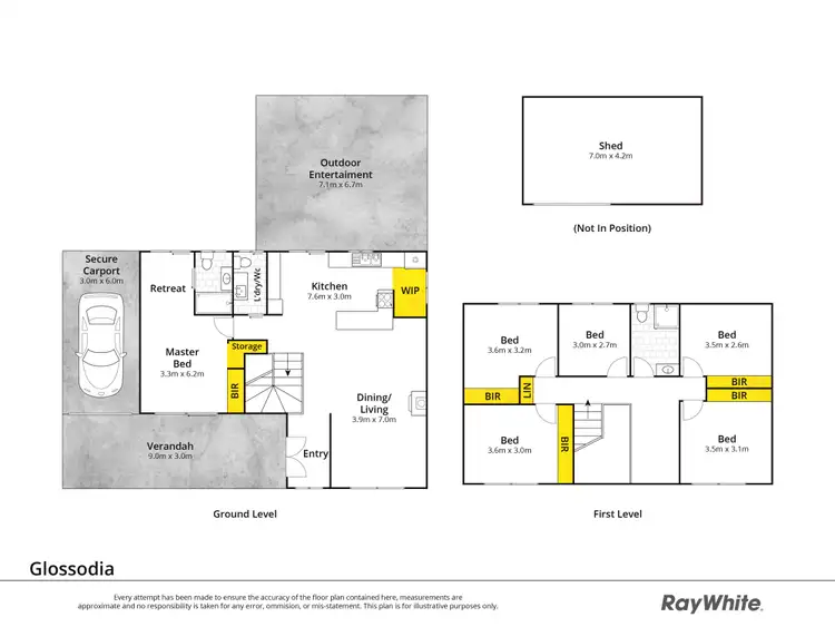 Floorplan of Homely house listing, 4 Macquarie Place, Glossodia NSW 2756