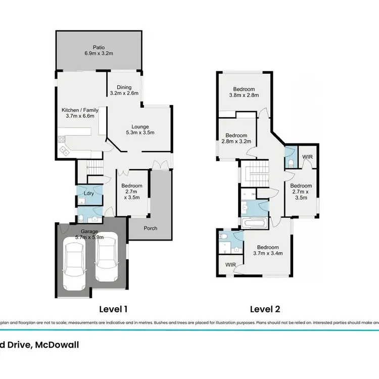 Floorplan of Homely house listing, 132 Streisand Drive, Mcdowall QLD 4053