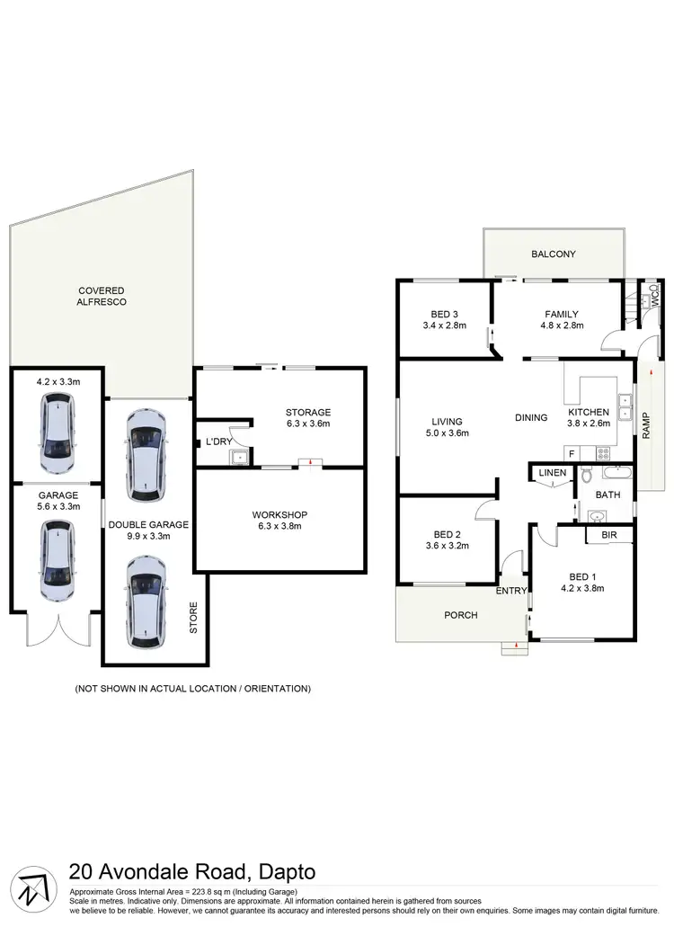 Floorplan of Homely house listing, 20 Avondale Road, Dapto NSW 2530