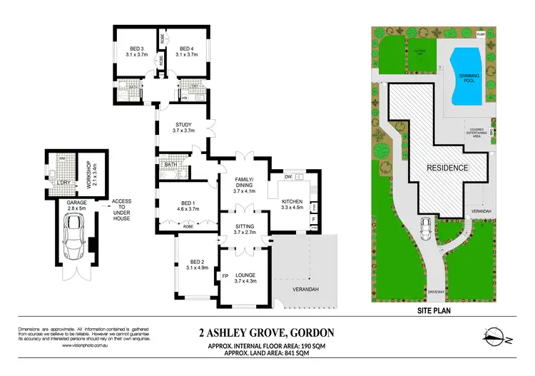 Floorplan of Homely house listing, 2 Ashley Grove, Gordon NSW 2072