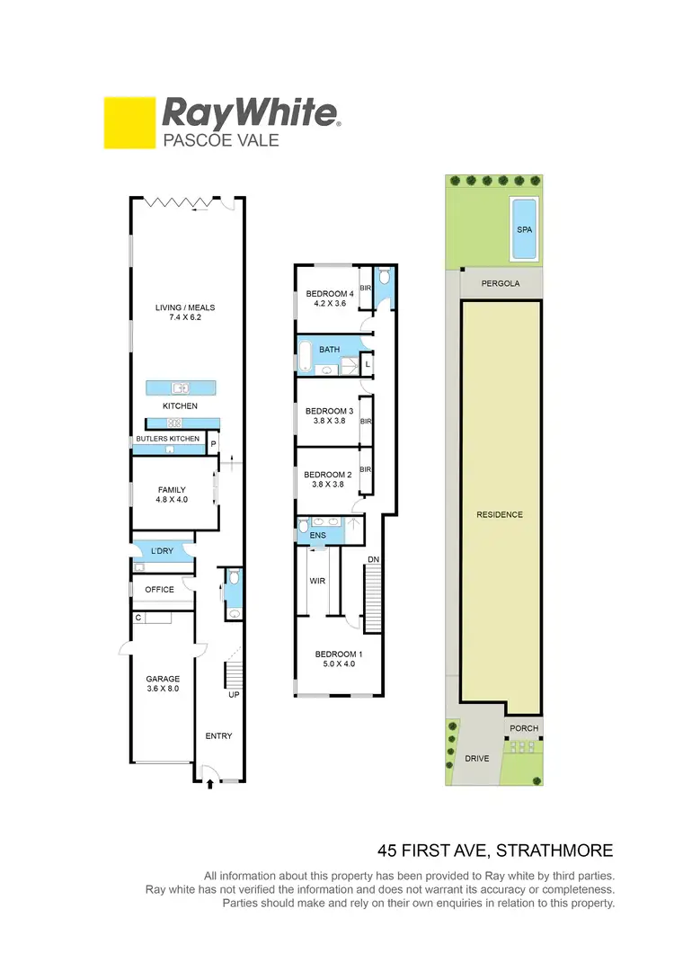 Floorplan of Homely house listing, 45 First Avenue, Strathmore VIC 3041