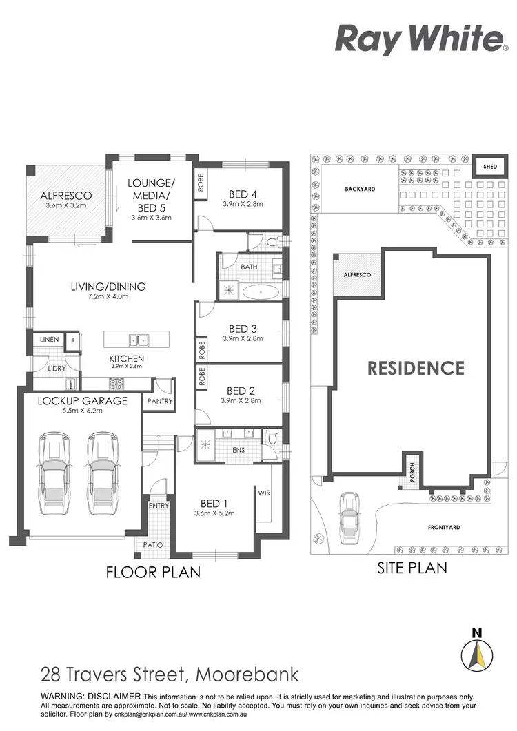 Floorplan of Homely house listing, 28 Travers Street, Moorebank NSW 2170