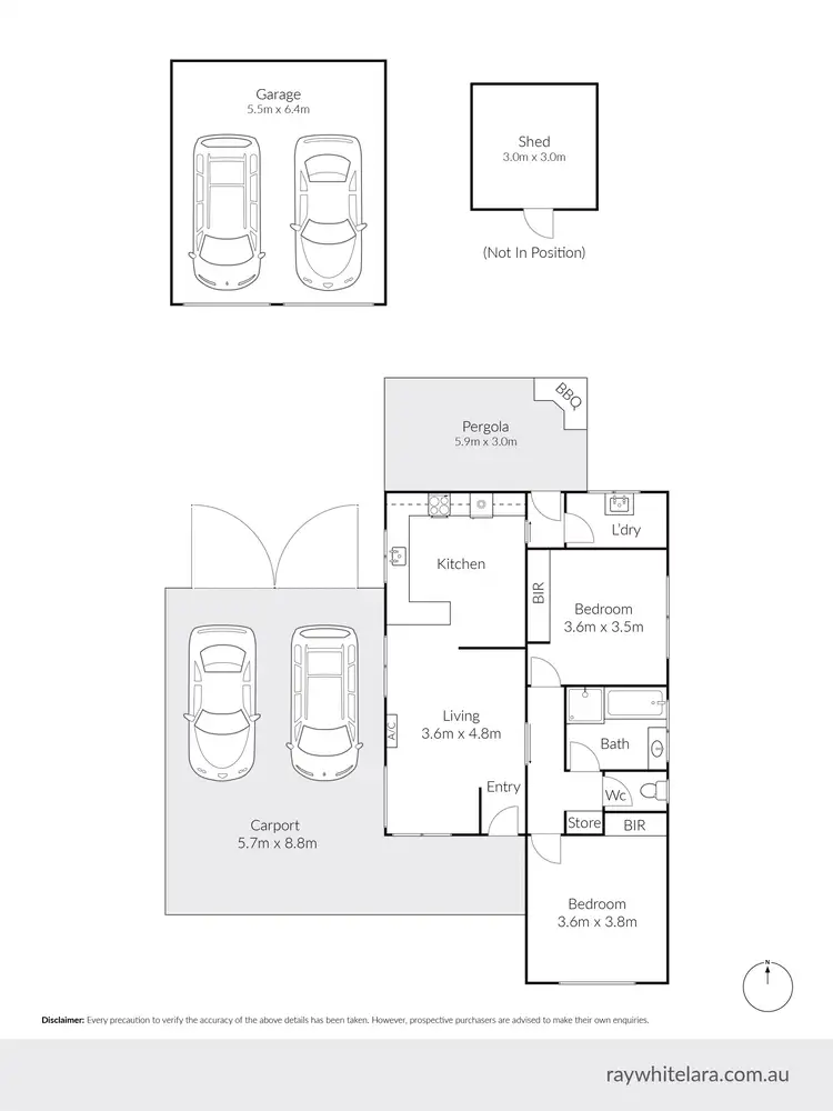 Floorplan of Homely house listing, 30 Mill Road, Lara VIC 3212
