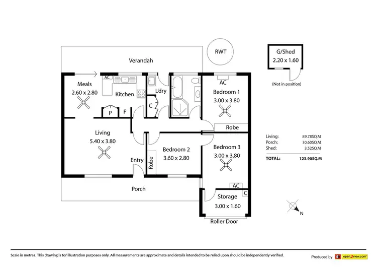 Floorplan of Homely other listing, 2/10 Collins Street, Hahndorf SA 5245