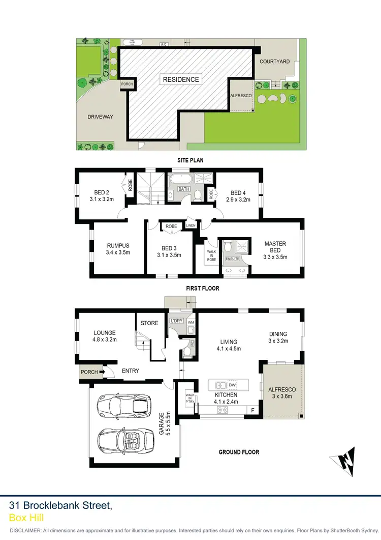 Floorplan of Homely house listing, 31 Brocklebank Street, Box Hill NSW 2765