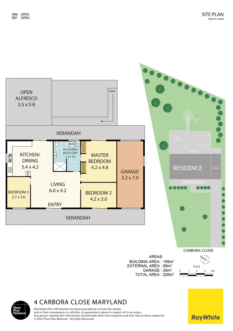 Floorplan of Homely house listing, 4 Carbora Close, Maryland NSW 2287