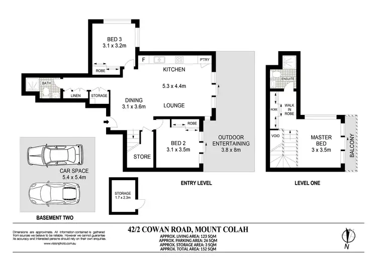 Floorplan of Homely apartment listing, 42/2 Cowan Road, Mount Colah NSW 2079