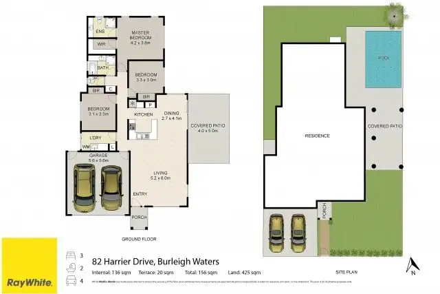 Floorplan of Homely house listing, 82 Harrier Drive, Burleigh Waters QLD 4220
