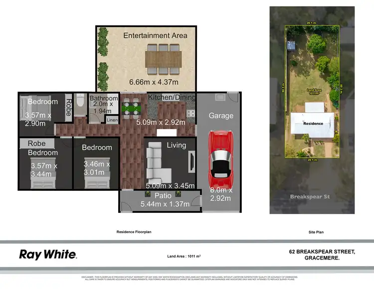 Floorplan of Homely house listing, 62 Breakspear Street, Gracemere QLD 4702