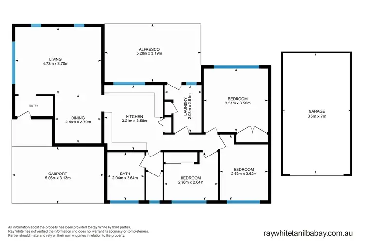 Floorplan of Homely house listing, 8 Lloyd George Grove, Tanilba Bay NSW 2319