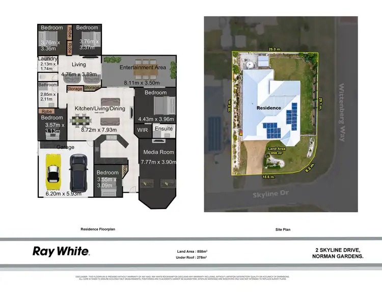 Floorplan of Homely house listing, 2 Skyline Drive, Norman Gardens QLD 4701