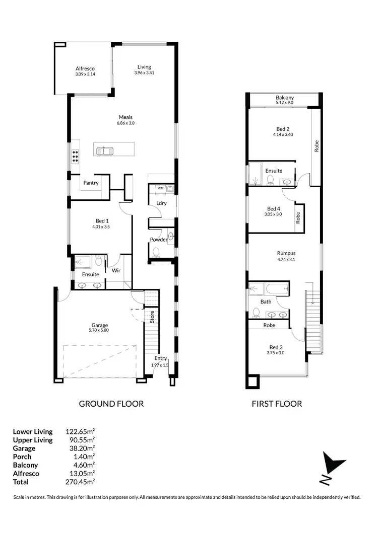 Floorplan of Homely house listing, 42A Shelley Avenue, Fulham Gardens SA 5024