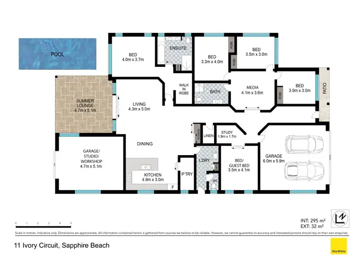 Floorplan of Homely house listing, 11 Ivory Circuit, Sapphire Beach NSW 2450