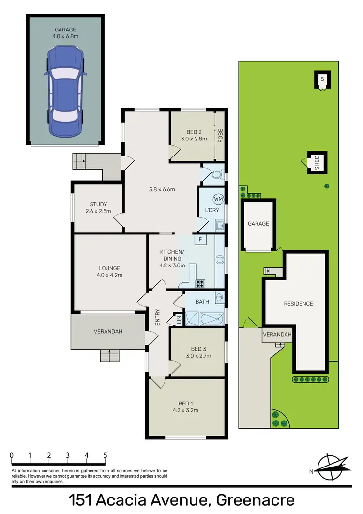 Floorplan of Homely house listing, 151 Acacia Avenue, Greenacre NSW 2190