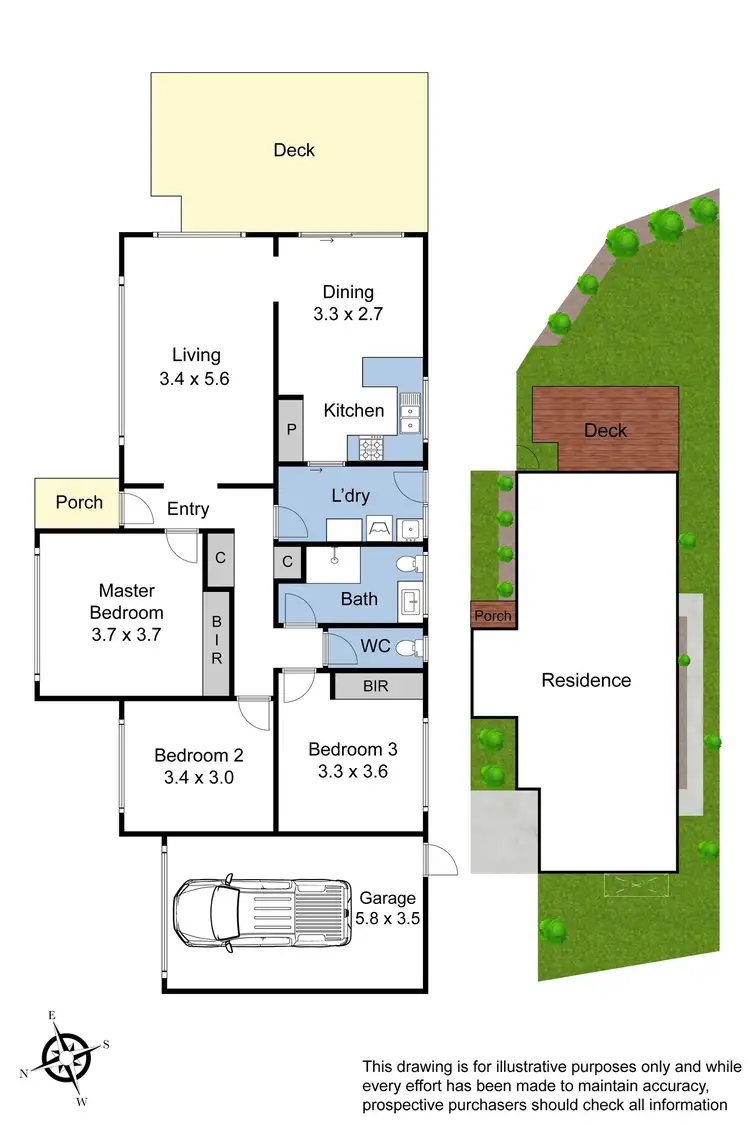 Floorplan of Homely unit listing, 2/412 Scoresby Road, Ferntree Gully VIC 3156