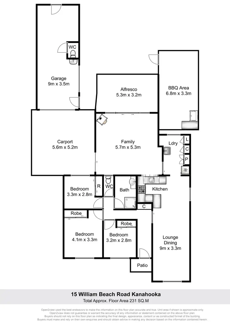 Floorplan of Homely house listing, 15 William Beach Road, Kanahooka NSW 2530