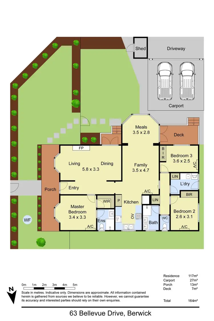 Floorplan of Homely house listing, 63 Bellevue Drive, Berwick VIC 3806