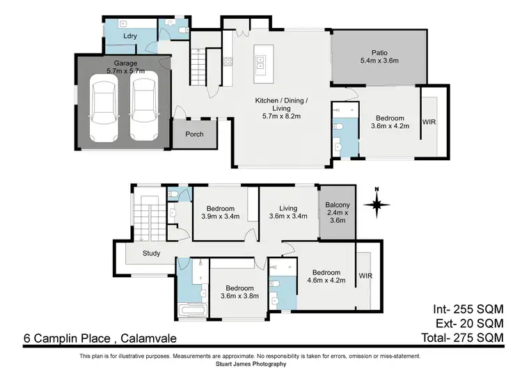 Floorplan of Homely house listing, 6 Camplin Place, Calamvale QLD 4116