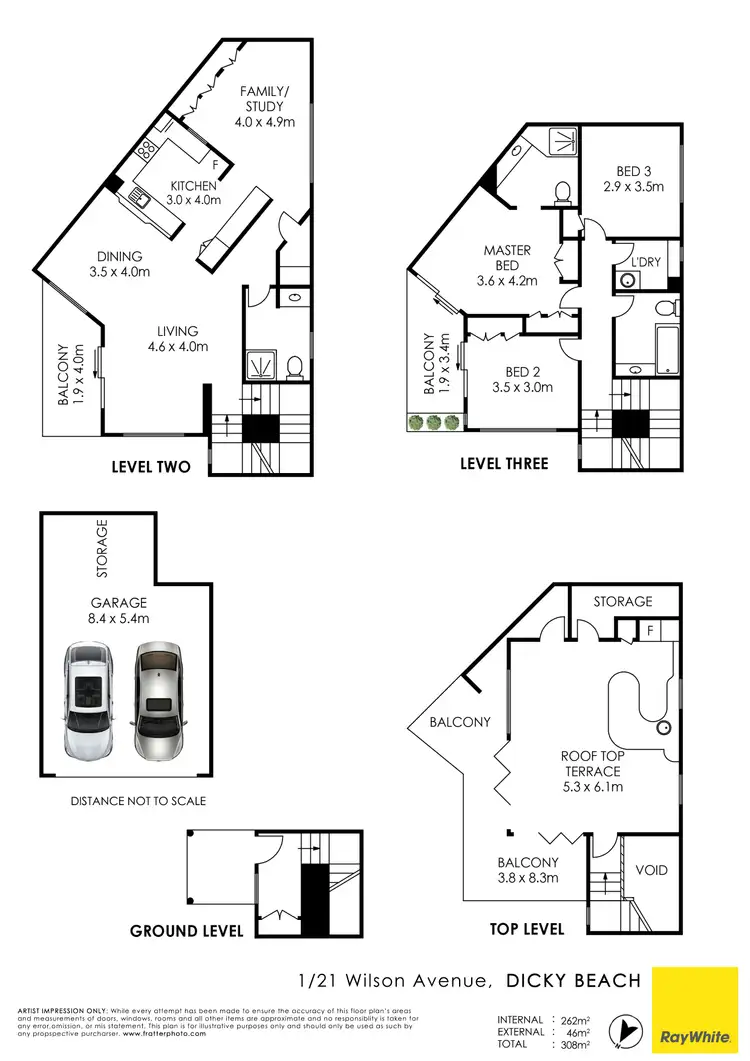 Floorplan of Homely unit listing, Unit 1/21 Wilson Avenue, Dicky Beach QLD 4551