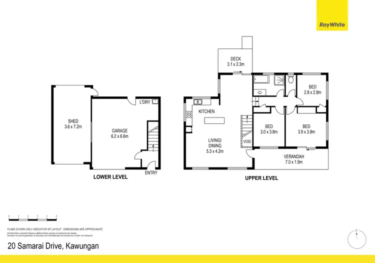 Floorplan of Homely house listing, 20 Samarai Drive, Kawungan QLD 4655