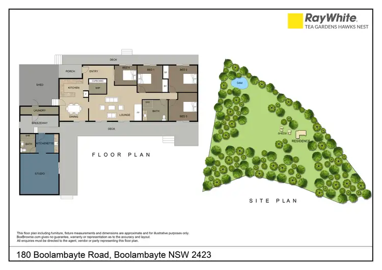 Floorplan of Homely house listing, 180 Boolambayte Road, Boolambayte NSW 2423