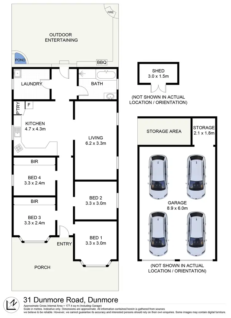 Floorplan of Homely house listing, 31 Dunmore Road, Dunmore NSW 2529