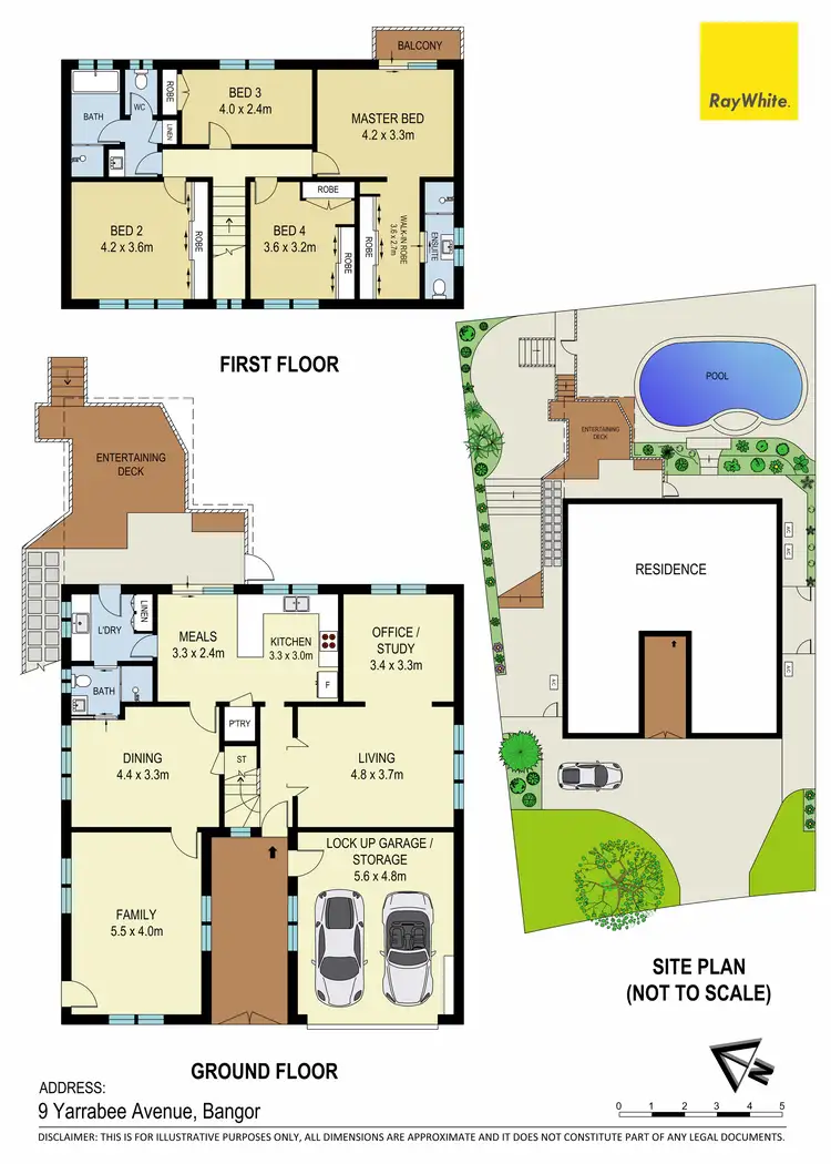 Floorplan of Homely house listing, 9 Yarrabee Avenue, Bangor NSW 2234