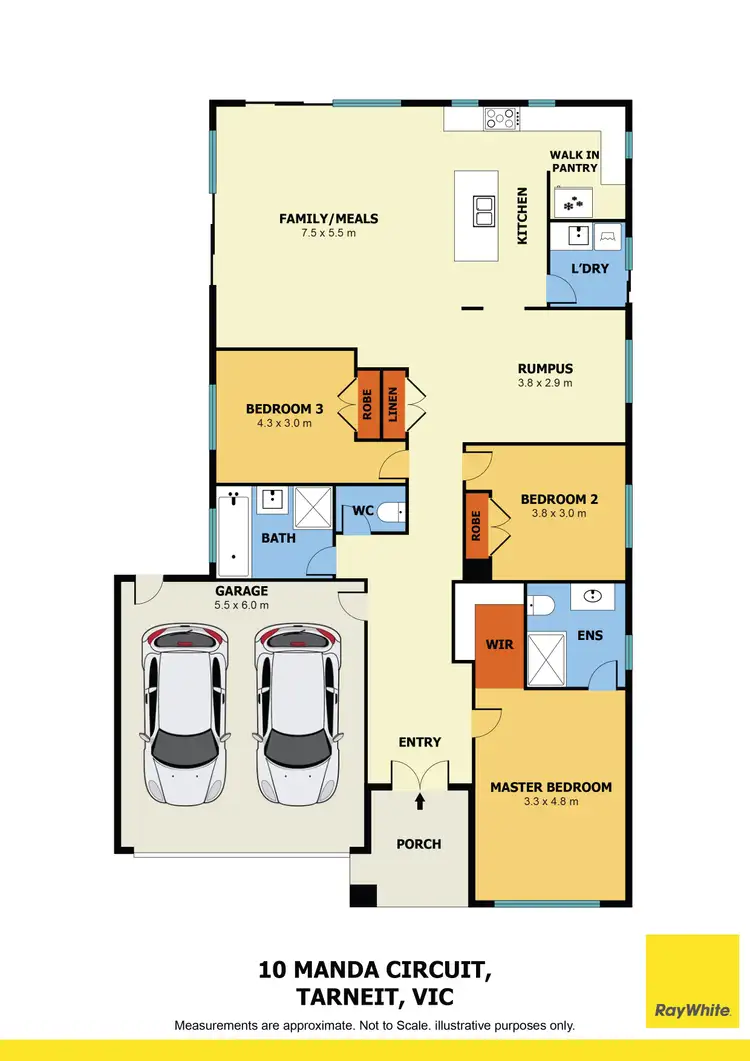 Floorplan of Homely house listing, 10 Manda Circuit, Tarneit VIC 3029
