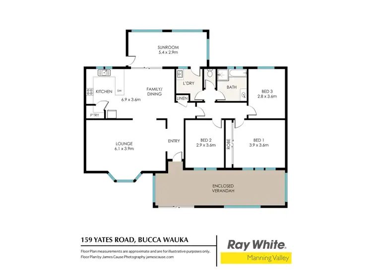 Floorplan of Homely rural property listing, 159 Yates Road, Bucca Wauka NSW 2429