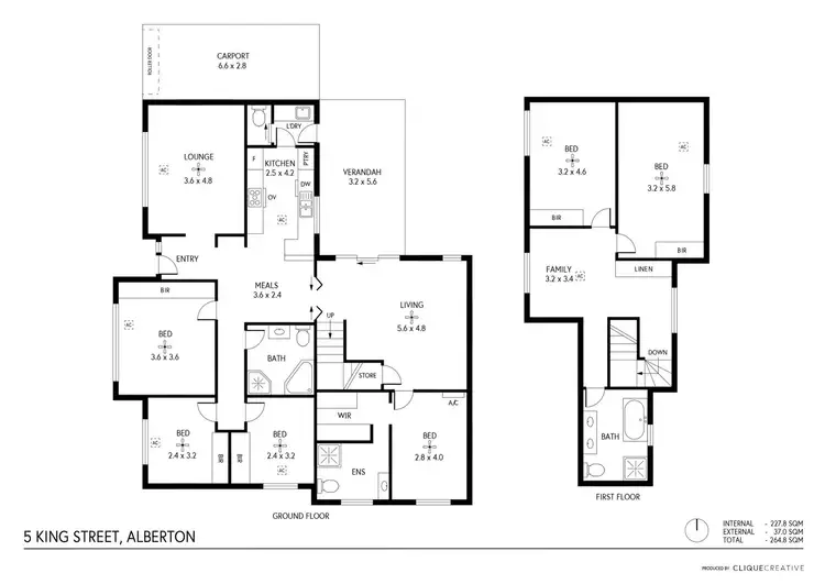 Floorplan of Homely house listing, 5 King Street, Alberton SA 5014