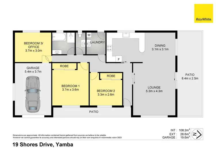 Floorplan of Homely house listing, 19 Shores Drive, Yamba NSW 2464