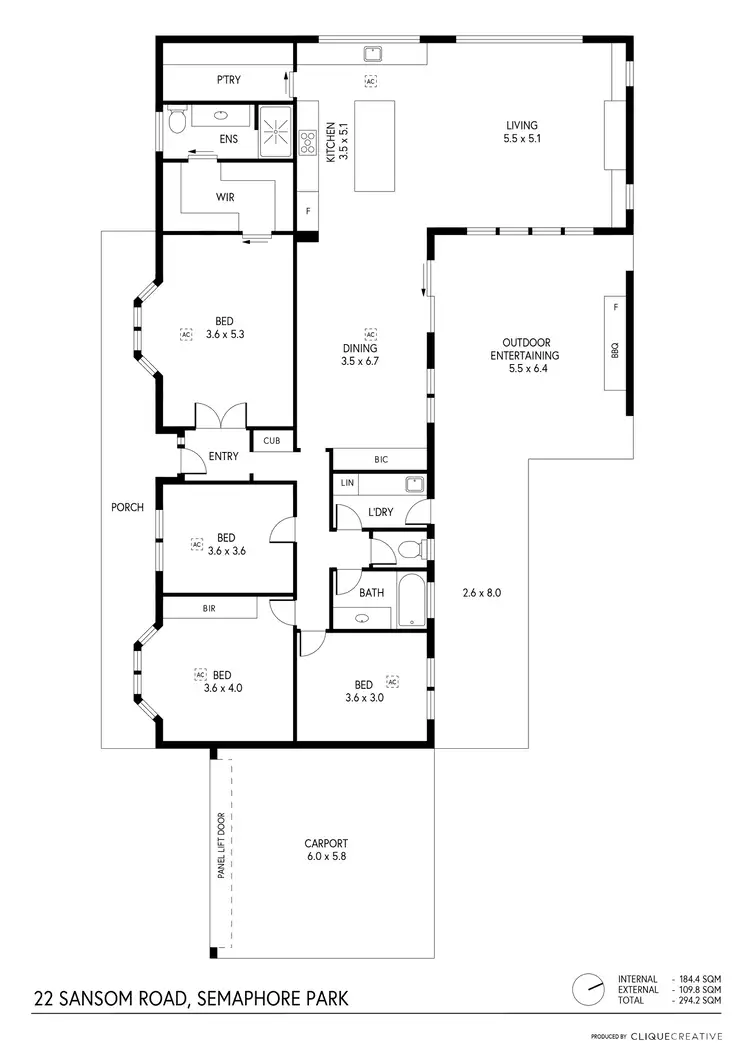 Floorplan of Homely house listing, 22 Sansom Road, Semaphore Park SA 5019