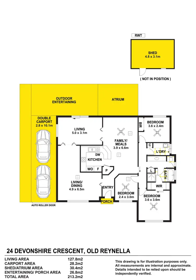 Floorplan of Homely house listing, 24 Devonshire Crescent, Old Reynella SA 5161