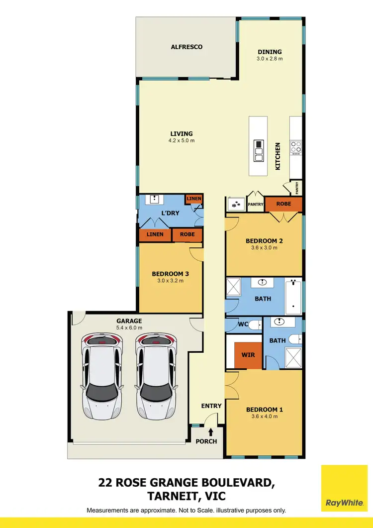 Floorplan of Homely house listing, 22 Rose Grange Boulevard, Tarneit VIC 3029