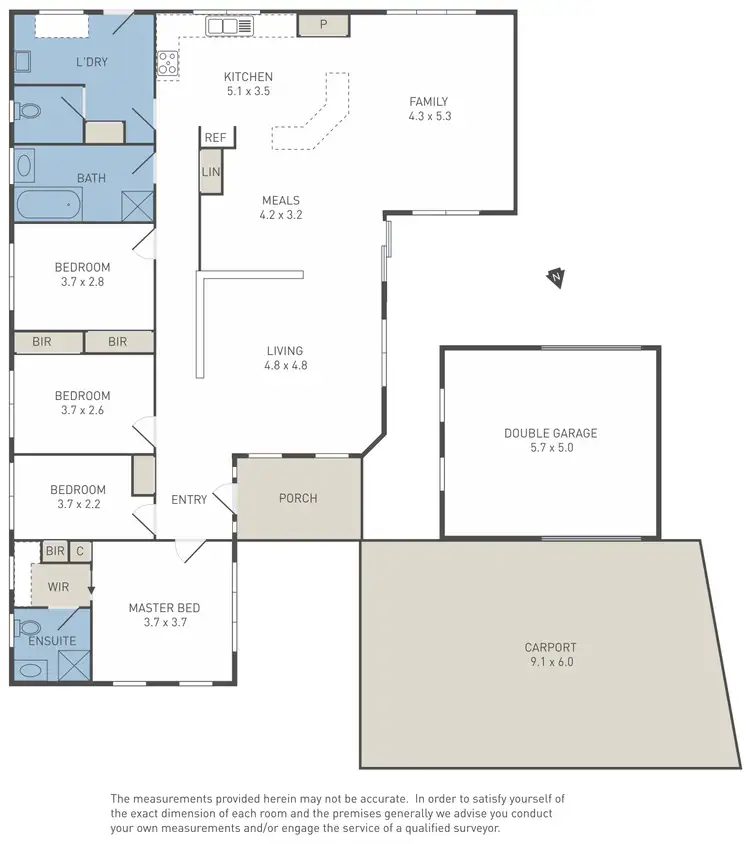 Floorplan of Homely house listing, 9 Greenwood Street, Wyndham Vale VIC 3024