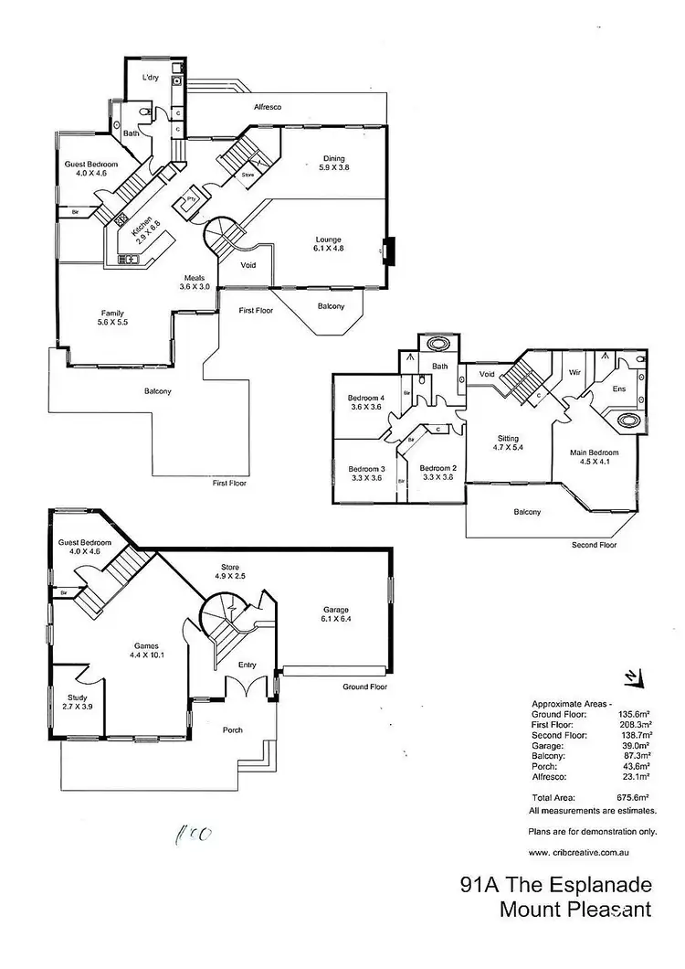 Floorplan of Homely house listing, 91A The Esplanade, Mount Pleasant WA 6153