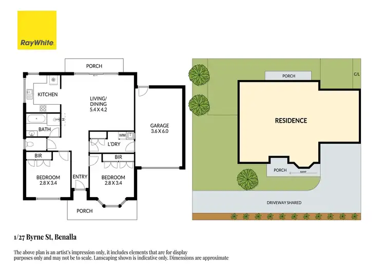 Floorplan of Homely house listing, 1/27 Byrne Street, Benalla VIC 3672