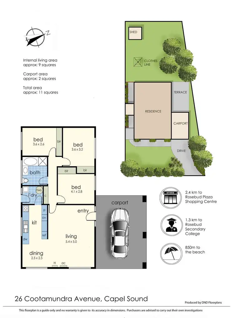 Floorplan of Homely house listing, 26 Cootamundra Avenue, Capel Sound VIC 3940