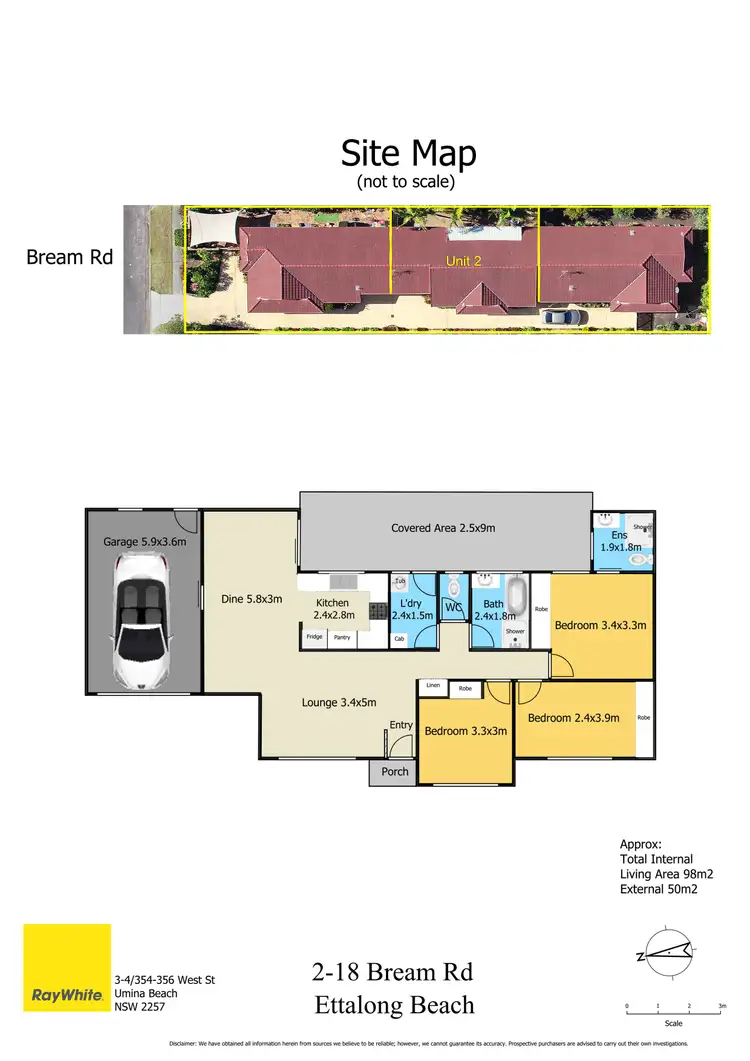 Floorplan of Homely villa listing, 2/18 Bream Road, Ettalong Beach NSW 2257