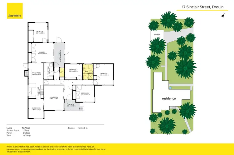 Floorplan of Homely house listing, 17 Sinclair Street, Drouin VIC 3818